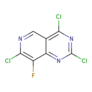 2,4,7-Trichloro-8-fluoropyrido[4,3-d]pyrimidine