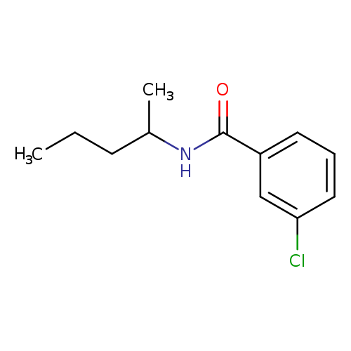 3-chloro-N-(1-methylbutyl)benzamide