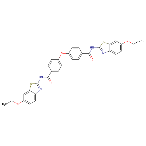 N-(6-ethoxy-1,3-benzothiazol-2-yl)-4-{4-[(6-ethoxy-1,3-benzothiazol-2-yl)carbamoyl]phenoxy}benzamide