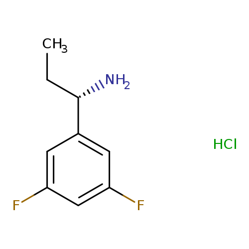 (S)-1-(3,5-DIFLUOROPHENYL)PROPAN-1-AMINE-HCl