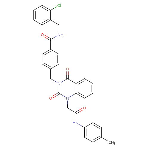 N-[(2-chlorophenyl)methyl]-4-[(1-{[(4-methylphenyl)carbamoyl]methyl}-2,4-dioxo-1,2,3,4-tetrahydroquinazolin-3-yl)methyl]benzamide
