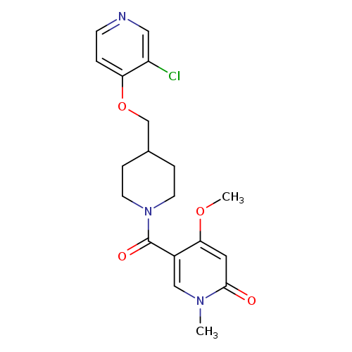 5-(4-{[(3-chloropyridin-4-yl)oxy]methyl}piperidine-1-carbonyl)-4-methoxy-1-methyl-1,2-dihydropyridin-2-one