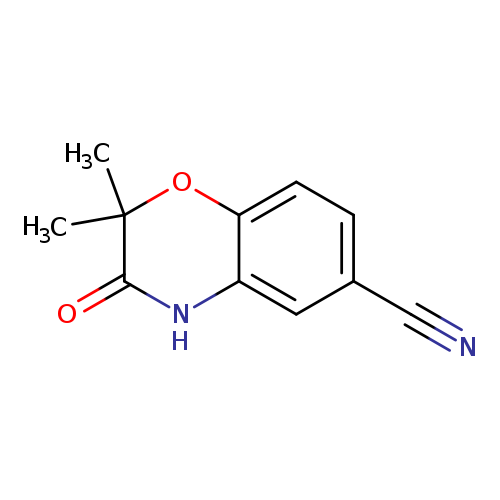 2,2-Dimethyl-3-oxo-3,4-dihydro-2h-benzo[b][1,4]oxazine-6-carbonitrile