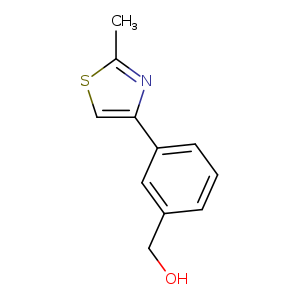[3-(2-Methyl-1,3-thiazol-4-yl)phenyl]methanol