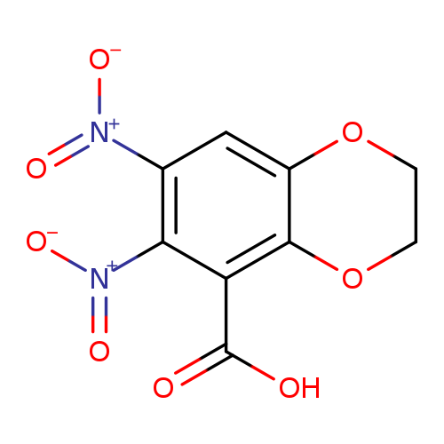 6,7-dinitro-2,3-dihydro-1,4-benzodioxine-5-carboxylic acid