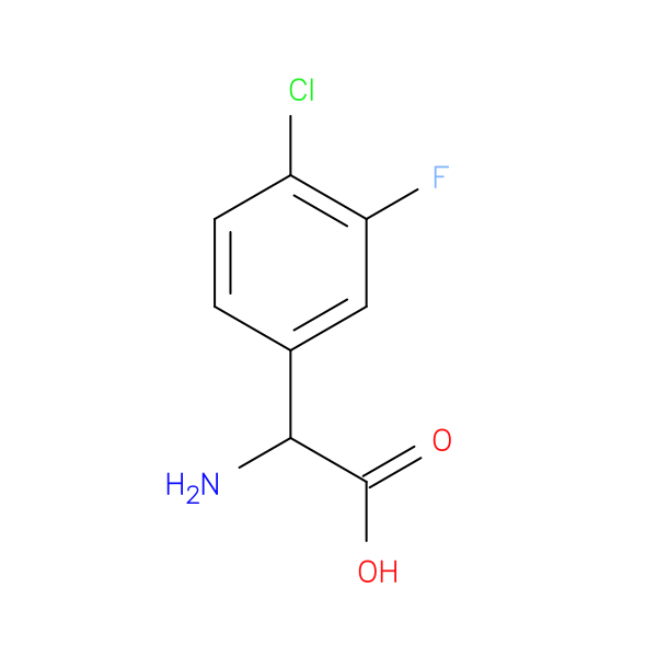 2-amino-2-(4-chloro-3-fluorophenyl)acetic acid