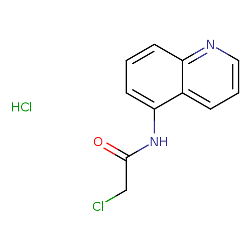 2-chloro-N-(quinolin-5-yl)acetamide hydrochloride