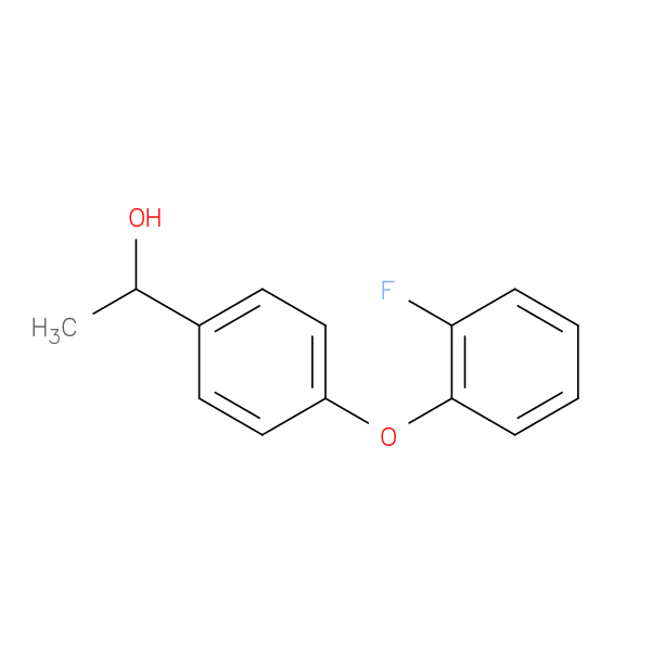 1-[4-(2-fluorophenoxy)phenyl]ethan-1-ol