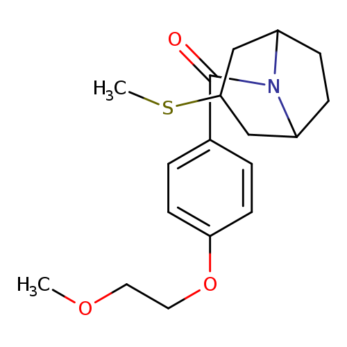 8-[4-(2-methoxyethoxy)benzoyl]-3-(methylsulfanyl)-8-azabicyclo[3.2.1]octane