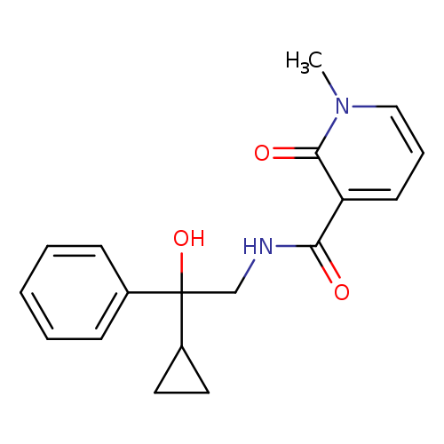 N-(2-cyclopropyl-2-hydroxy-2-phenylethyl)-1-methyl-2-oxo-1,2-dihydropyridine-3-carboxamide