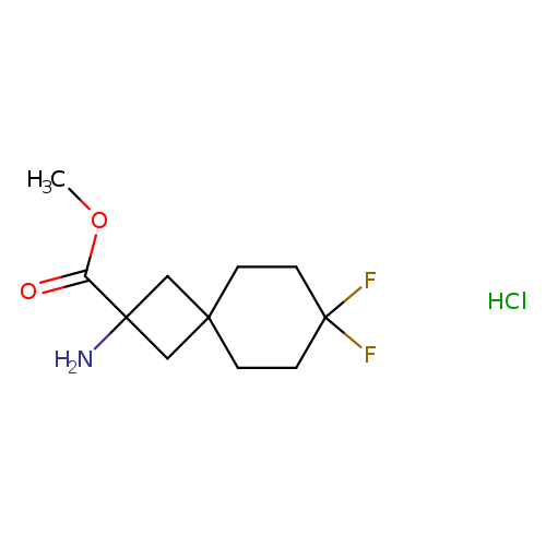 methyl2-amino-7,7-difluorospiro[3.5]nonane-2-carboxylatehydrochloride