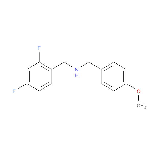 [(2,4-Difluorophenyl)methyl][(4-methoxyphenyl)methyl]amine