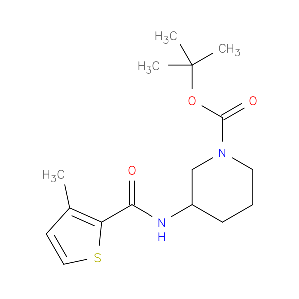 tert-Butyl 3-(3-methylthiophene-2-carboxamido)piperidine-1-carboxylate