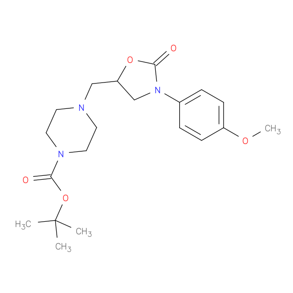 tert-butyl 4-{[3-(4-methoxyphenyl)-2-oxo-1,3-oxazolidin-5-yl]methyl}piperazine-1-carboxylate