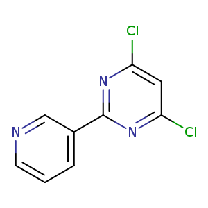 Pyrimidine, 4,6-dichloro-2-(3-pyridinyl)-