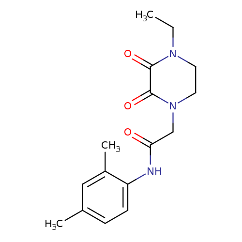 N-(2,4-dimethylphenyl)-2-(4-ethyl-2,3-dioxopiperazin-1-yl)acetamide