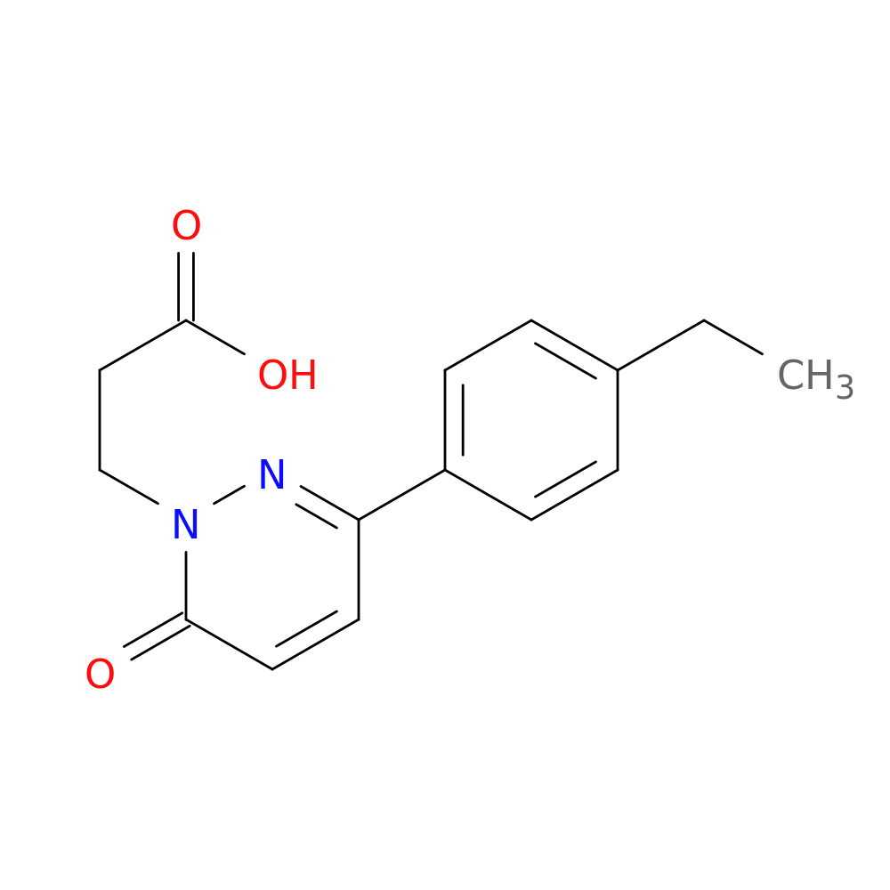 3-[3-(4-Ethyl-phenyl)-6-oxo-6H-pyridazin-1-yl]-propionic acid