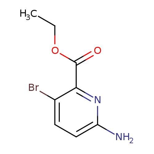 2-Pyridinecarboxylic acid, 6-amino-3-bromo-, ethyl ester