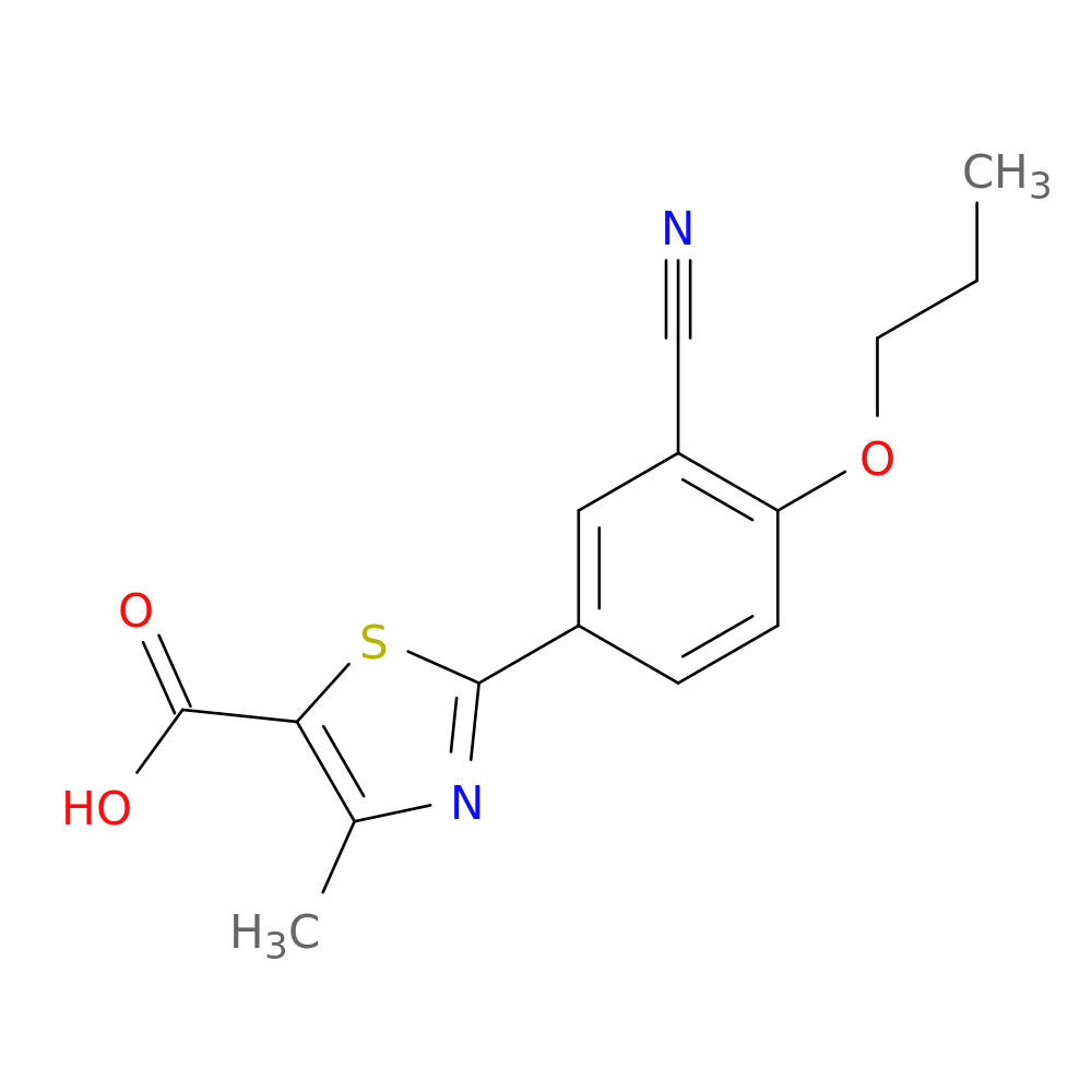 2-(3-Cyano-4-propoxyphenyl)-4-methylthiazole-5-carboxylic acid