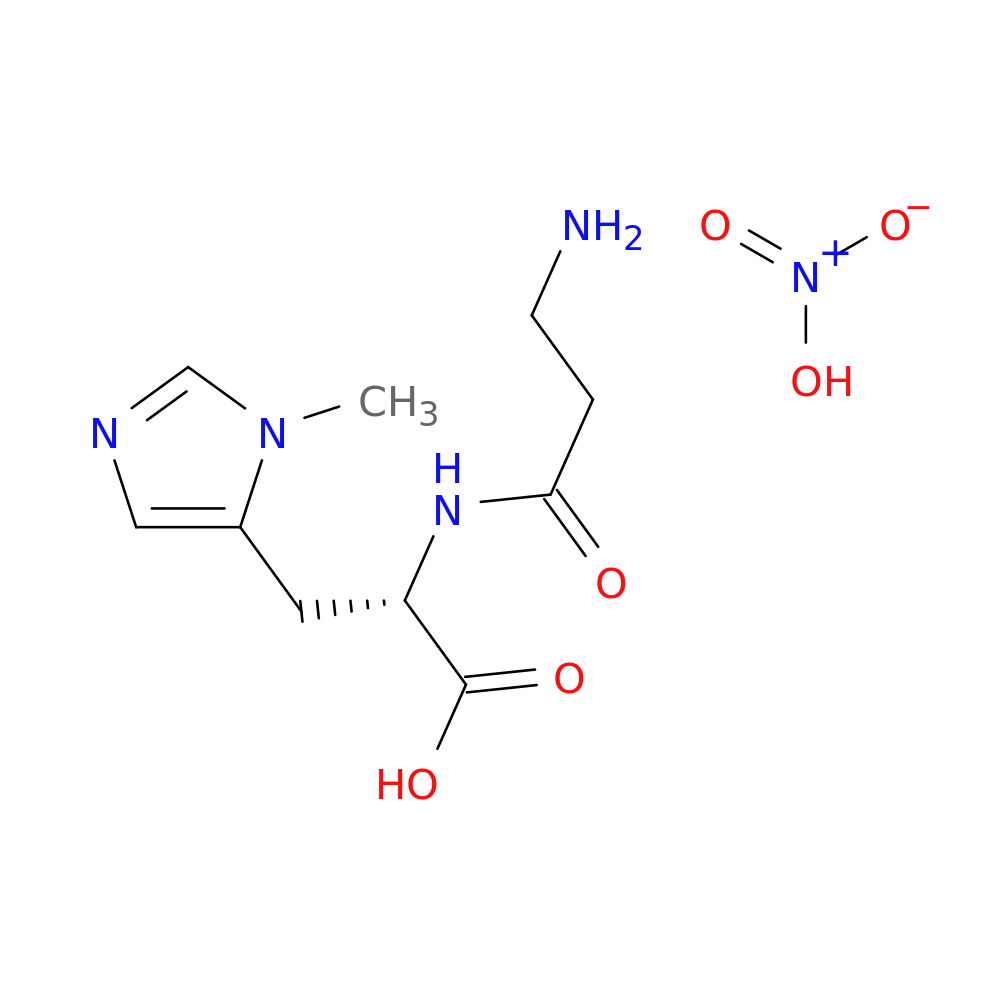 (S)-2-(3-Aminopropanamido)-3-(1-methyl-1H-imidazol-5-yl)propanoic acid compound with nitric acid (1:x)