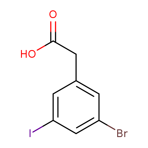 2-(3-bromo-5-iodophenyl)acetic acid