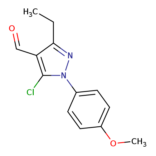 5-chloro-3-ethyl-1-(4-methoxyphenyl)-1H-pyrazole-4-carbaldehyde
