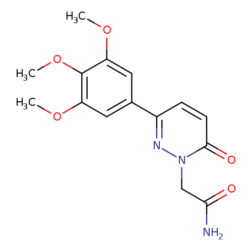 2-[6-oxo-3-(3,4,5-trimethoxyphenyl)-1,6-dihydropyridazin-1-yl]acetamide