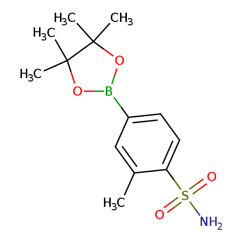 2-methyl-4-(tetramethyl-1,3,2-dioxaborolan-2-yl)benzene-1-sulfonamide