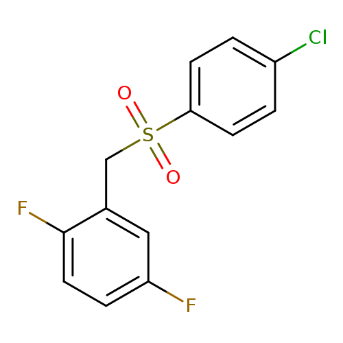 2-((4-Chlorophenylsulfonyl)methyl)-1,4-difluorobenzene