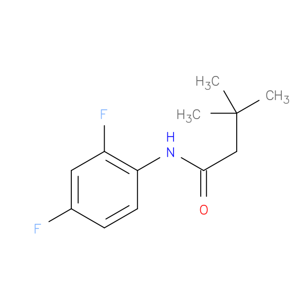 N-(2,4-difluorophenyl)-3,3-dimethylbutanamide