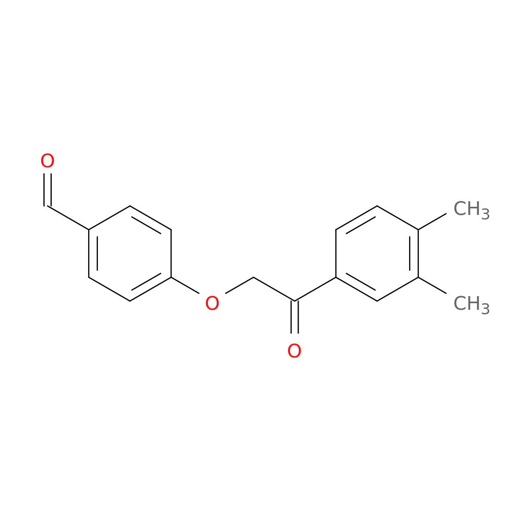 4-[2-(3,4-dimethylphenyl)-2-oxoethoxy]benzaldehyde