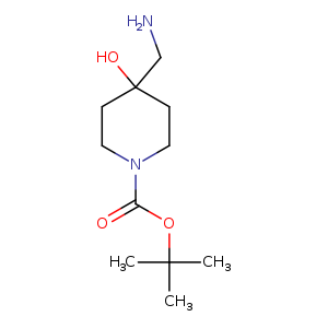 TERT-BUTYL 4-(AMINOMETHYL)-4-HYDROXYPIPERIDINE-1-CARBOXYLATE