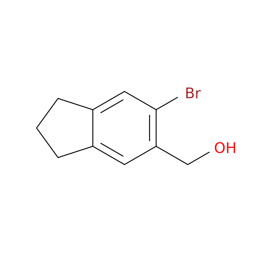 (6-bromo-2,3-dihydro-1H-inden-5-yl)methanol