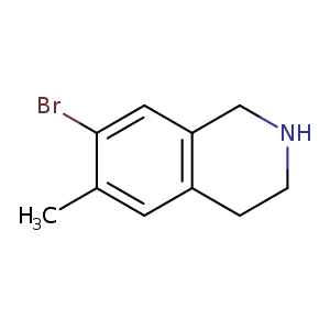 Isoquinoline, 7-bromo-1,2,3,4-tetrahydro-6-methyl- (9CI)