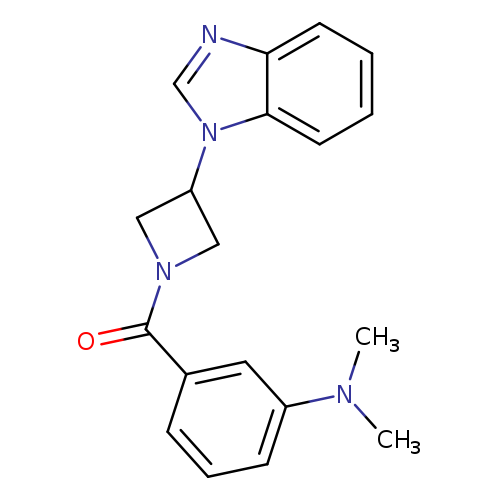 3-[3-(1H-1,3-benzodiazol-1-yl)azetidine-1-carbonyl]-N,N-dimethylaniline