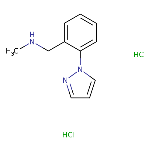 N-methyl-1-[2-(1H-pyrazol-1-yl)phenyl]methanamine dihydrochloride