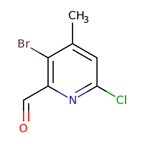 3-bromo-6-chloro-4-methylpyridine-2-carbaldehyde