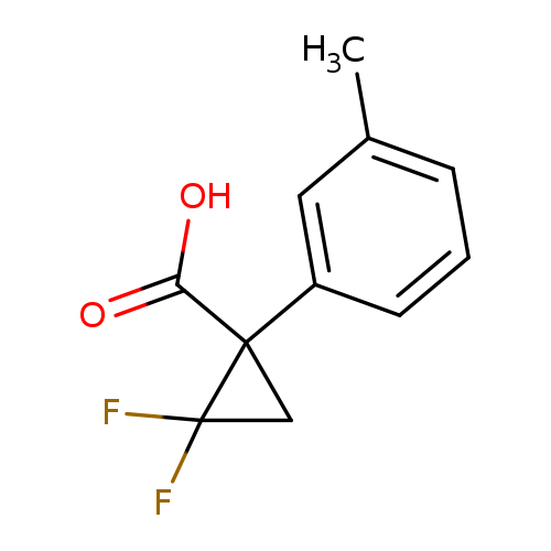2,2-difluoro-1-(3-methylphenyl)cyclopropane-1-carboxylic acid