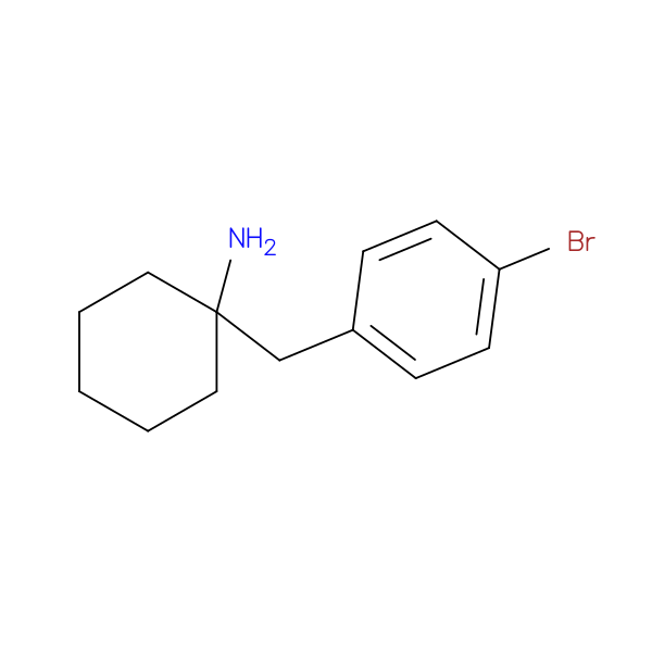 1-[(4-bromophenyl)methyl]cyclohexan-1-amine