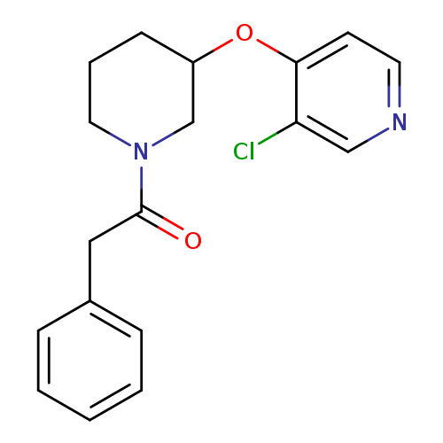 1-{3-[(3-chloropyridin-4-yl)oxy]piperidin-1-yl}-2-phenylethan-1-one