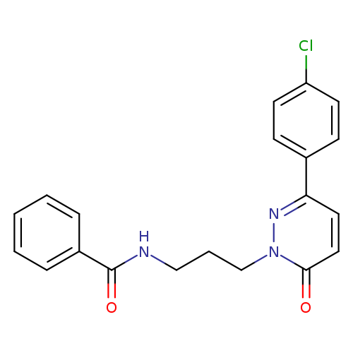N-{3-[3-(4-chlorophenyl)-6-oxo-1,6-dihydropyridazin-1-yl]propyl}benzamide