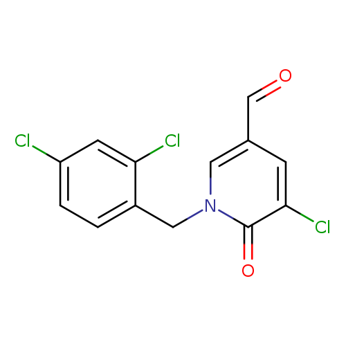 5-Chloro-1-(2,4-dichlorobenzyl)-6-oxo-1,6-dihydropyridine-3-carbaldehyde
