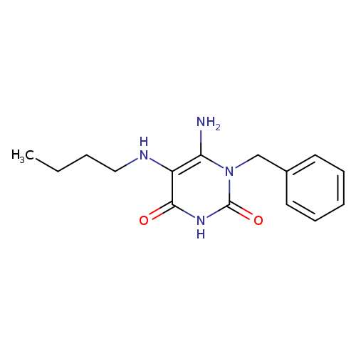 6-amino-1-benzyl-5-(butylamino)-1,2,3,4-tetrahydropyrimidine-2,4-dione