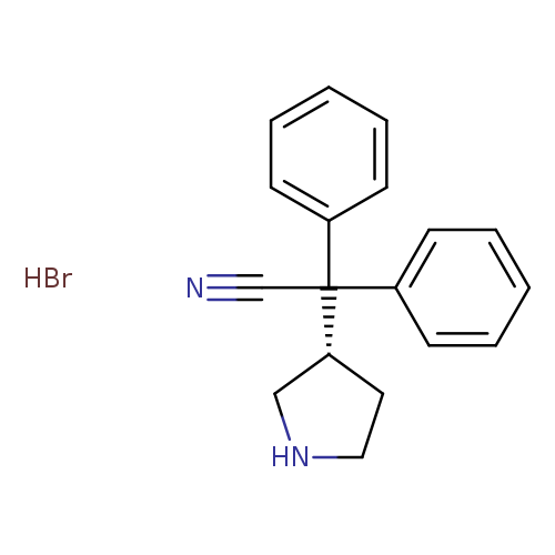 DIFENYL[(S)-PYRROLIDINE-3-YL]ACETONITRILHYDROBROMIDE