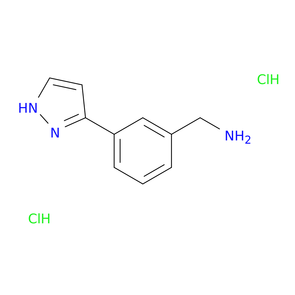 [3-(1H-pyrazol-3-yl)phenyl]methanamine dihydrochloride
