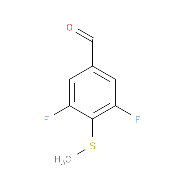 Benzaldehyde, 3,5-difluoro-4-(methylthio)-