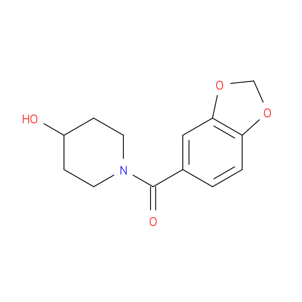 Benzo[d][1,3]dioxol-5-yl(4-hydroxypiperidin-1-yl)methanone