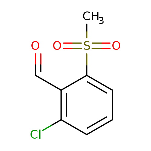 2-chloro-6-methanesulfonylbenzaldehyde