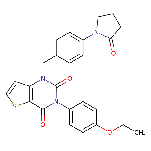 3-(4-ethoxyphenyl)-1-{[4-(2-oxopyrrolidin-1-yl)phenyl]methyl}-1H,2H,3H,4H-thieno[3,2-d]pyrimidine-2,4-dione