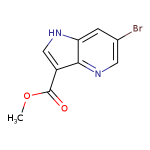 methyl 6-bromo-1H-pyrrolo[3,2-b]pyridine-3-carboxylate